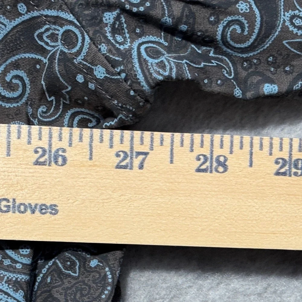 Rafter C Cowboy Collection Mens 2XLT Paisley Western Snap Shirt ProFlex 45 Brown - Picture 4 of 6